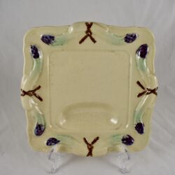 Rustic Country French Square Asparagus Plate